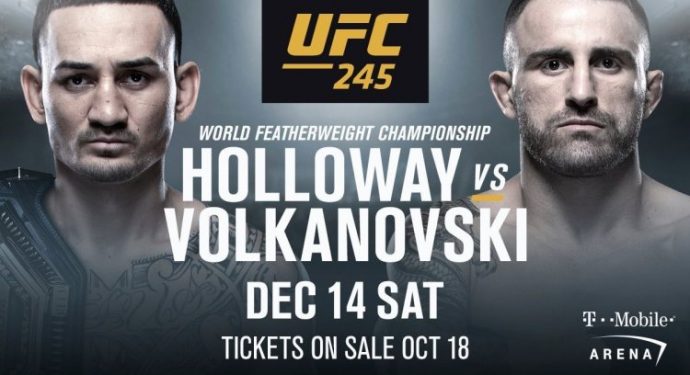 UFC 245: Max Holloway and Alex Volkanovski quotes ahead of ...